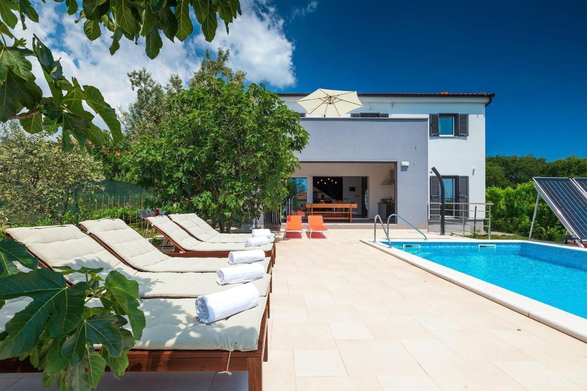 Ferienhaus Mit Privatpool Fuer 8 Personen Ca 200 Qm In Medulin, Istrien Suedkueste Von Istrien Exterior foto